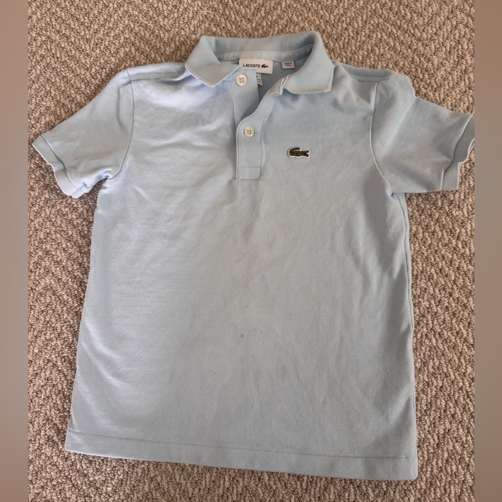 Lacoste Blue Polo Shirt Classic Cotton Pique